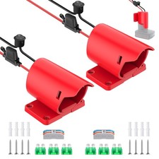 KOEZEOI 2 Packs Power Wheel Adapter M12 12V Conversion Kit Fuse Switch 12AWG
