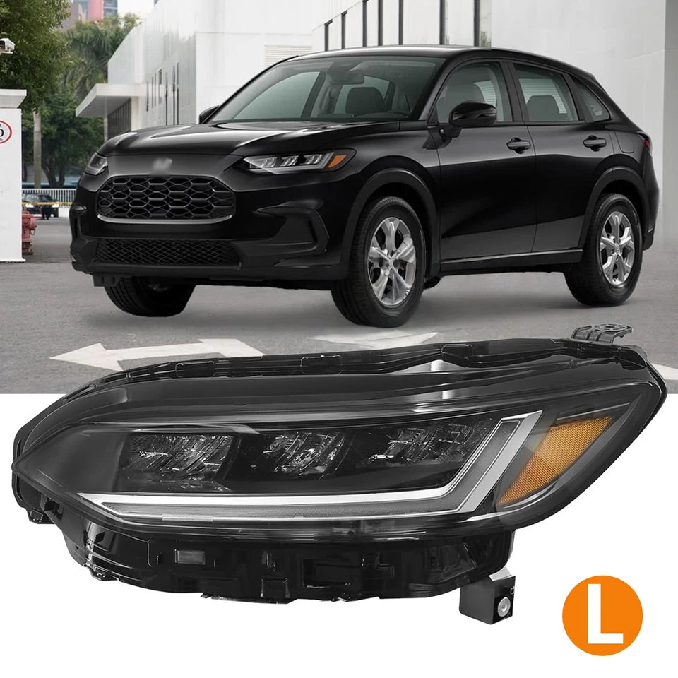 Nuevo conjunto de faros LED para 2023 2024 2025 Honda HR-V HRV lado izquierdo del conductor Foto 3 de 4