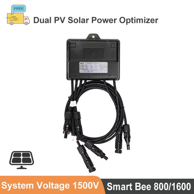 Dual PV Solar Power Optimizer MPPT 1600W 800W Compatible with Third Party Invert