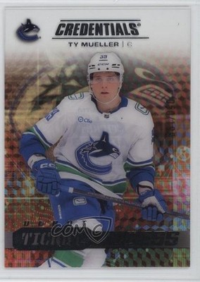 2025-26 Credentials Acetate Debut Ticket Access /199 Ty Mueller Rookie RC 1s0m