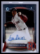 2025 Bowman Chrome - Sadbiel Delzine #CPA-SD Base Chrome Auto