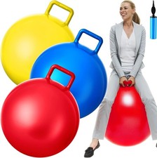 5 Pcs 29" Hopper Ball Set with Pump - Fun Outdoor Jumping Game for All Ages