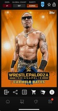 DIGITAL TOPPS WWE SLAM Carmelo Hayes ICONIC ORANGE LIGHT SHOW MOTION Read