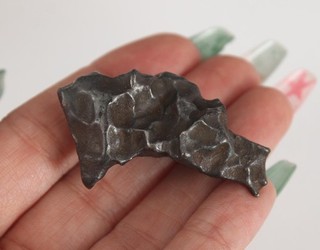 RARO Auténtico 50.6 gm Sikote Alin Meteorito Ruso de Hierro y Níquel ¡Garantizado!