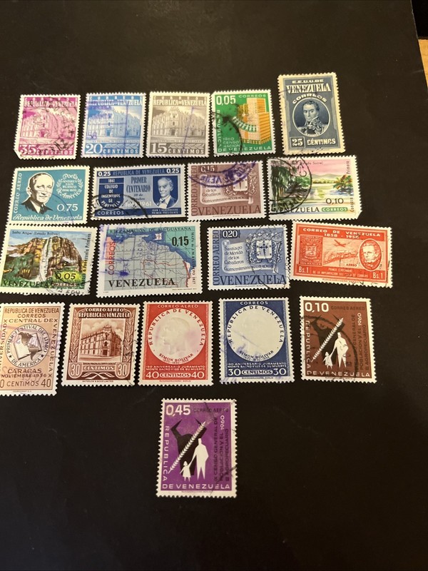 19 Venezuela Used Stamps- Lot A-83966