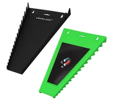 HORUSDY Magnetic Wrench Organizer Holder 2pc SAE(1/4" - 1/16") & Metric(6mm-24mm