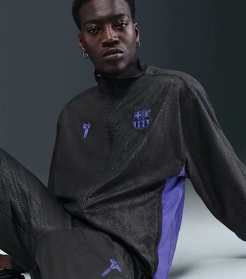Nike FC Barcelona X KOBE Bryant Away Soccer Track Jacket SIZE L HM4217-010 Mamba