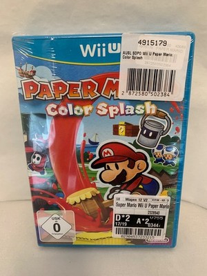 Nintendo Wii U Spiel - Paper Mario Color Splash - Neu & Sealed