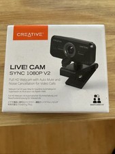 Creative LIVE Cam Sync 1080P V2 Full HD-Webcam 1920 x 1080 Pixel Klemm-Halterung