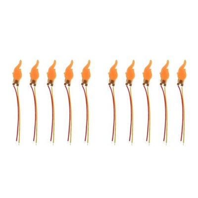 10 künstliche Flammenlichter   LED-Simulationsflammenlampen   Batteriebetrieben