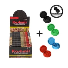 Kashmir Organic Hemp Rolling Papers 1.25 11 /4 Size 32 Leaves Each 50 Pack Box