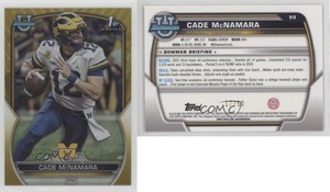 2022 Bowman U Chrome Gold Refractor /50 Cade McNamara #99
