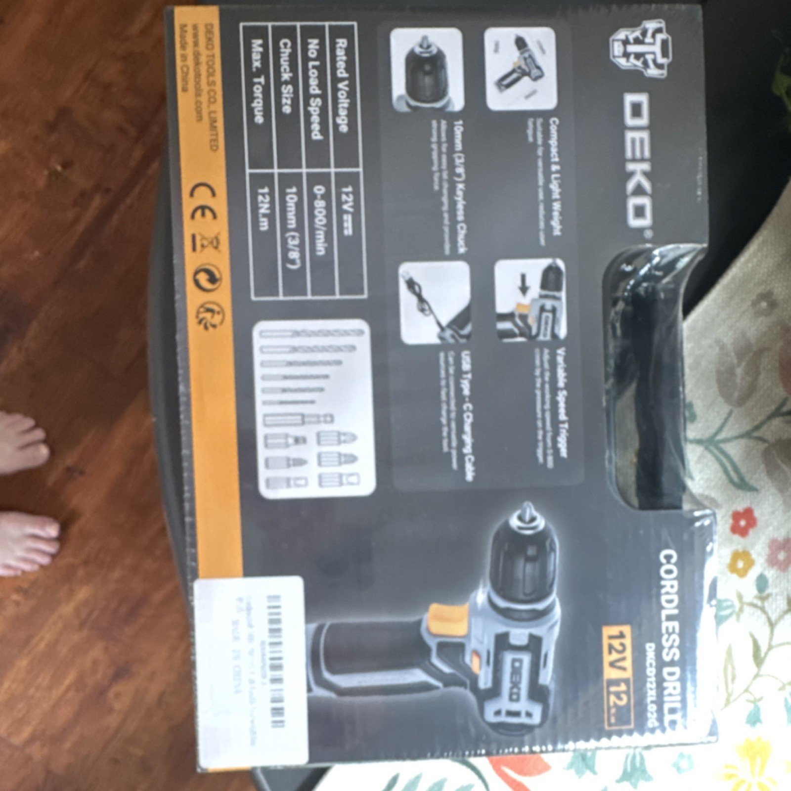 Set, Li-ion, Keyless Chuck, Bits, Usb-c