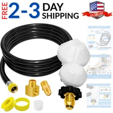 F273684 12FT Assembly with 2-Stage Propane Regulator, POL Fitting, 3/8in Fema...