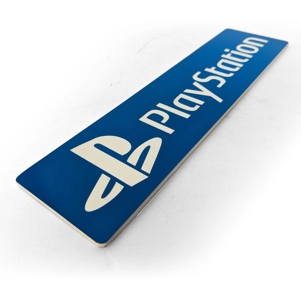 🎮 PlayStation 徽标标志 – 数控雕刻木质墙艺术 | 复古游戏架装饰 — 第 3/4 张图片