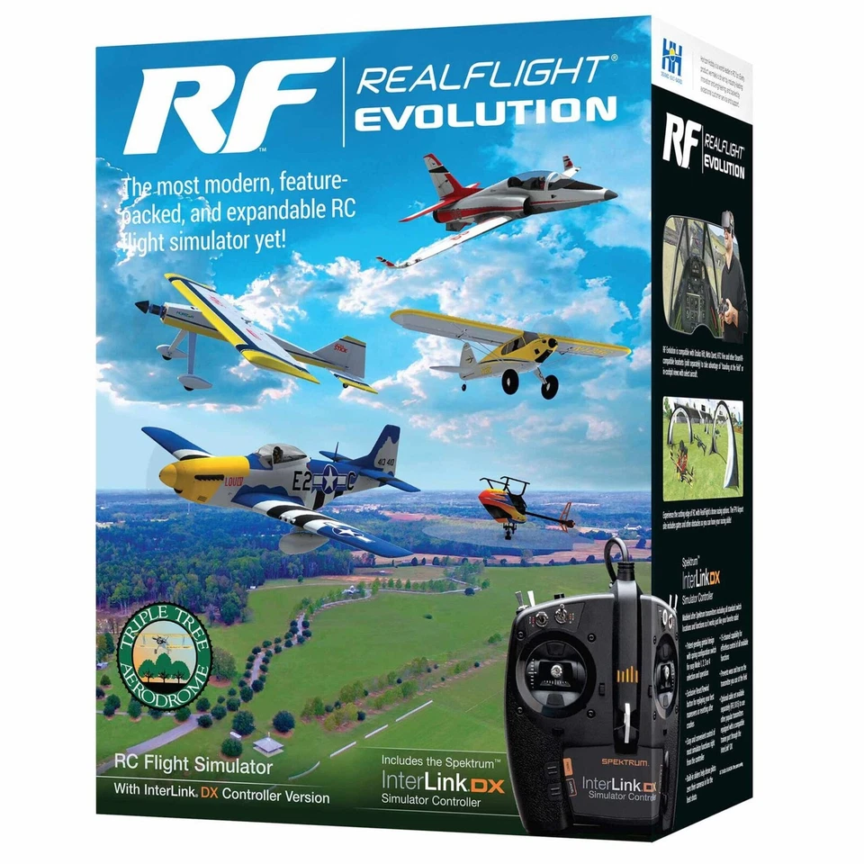 RealFlight Evolution RC Flug Simulator incl. InterLink DX Controller / RFL2000 - Bild 2 von 4