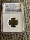 1863 AU55 Indian Head Penny NGC