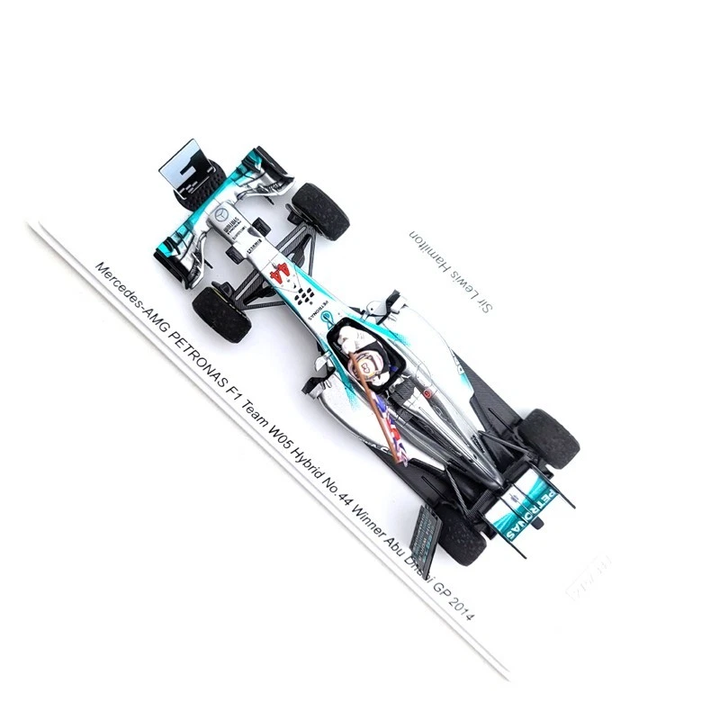 2014 Lewis Hamilton Mercedes-AMG F1 W05 Abu Dhabi GP - 1/43 Spark Models - Immagine 4 di 4