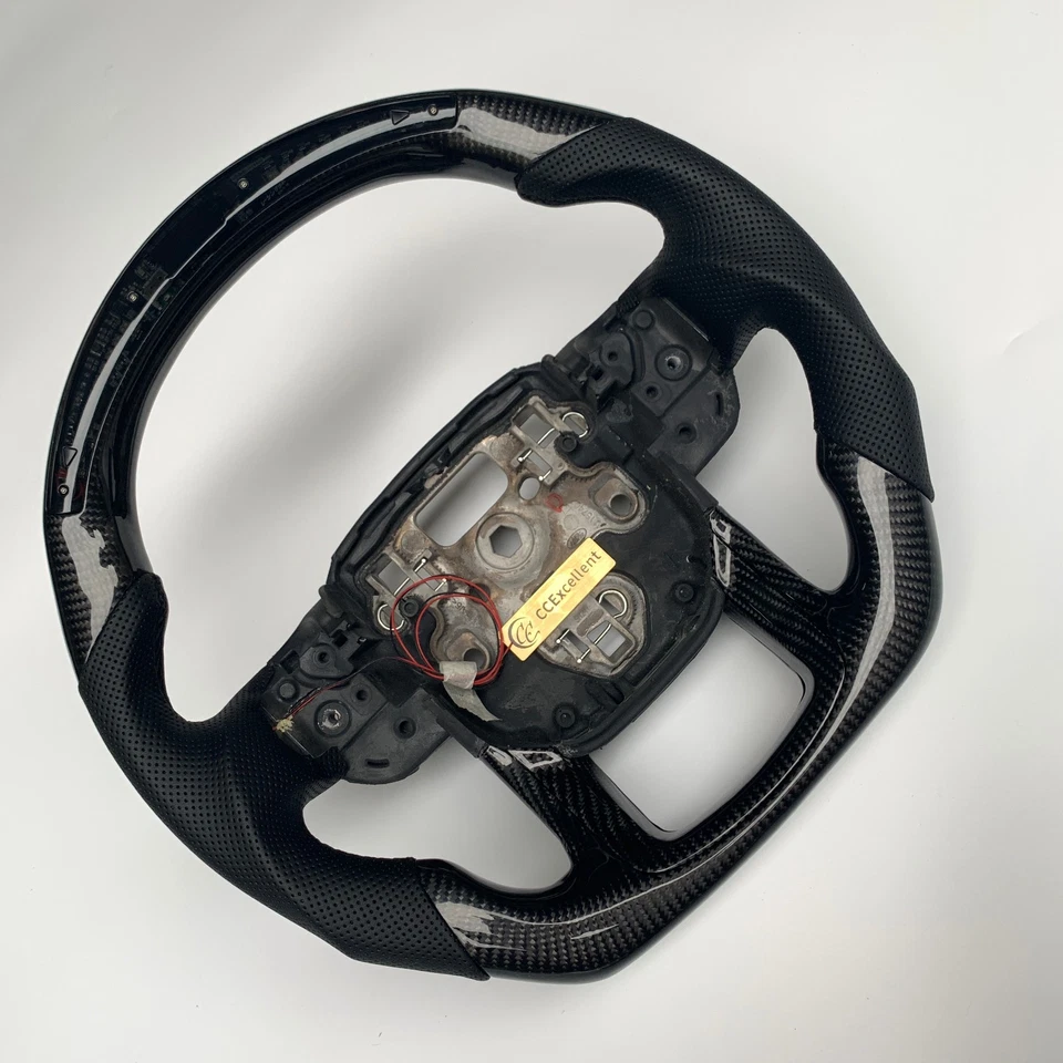 For Land Rover Range Rover Sport 2014-2020 real carbon fiber steering wheel/LED - Image 3 of 4