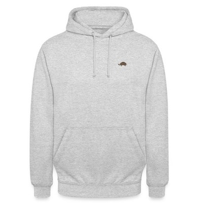 Gestickte Schildkröte Für Slow-Life-Fans Unisex Hoodie