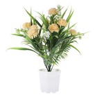 Künstliche Topfblume für den Schreibtisch, künstliche Topfblume, künstliche