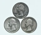 TOUGH 1944 1941 1941 Washington Quarter 90% Silver Lot *798