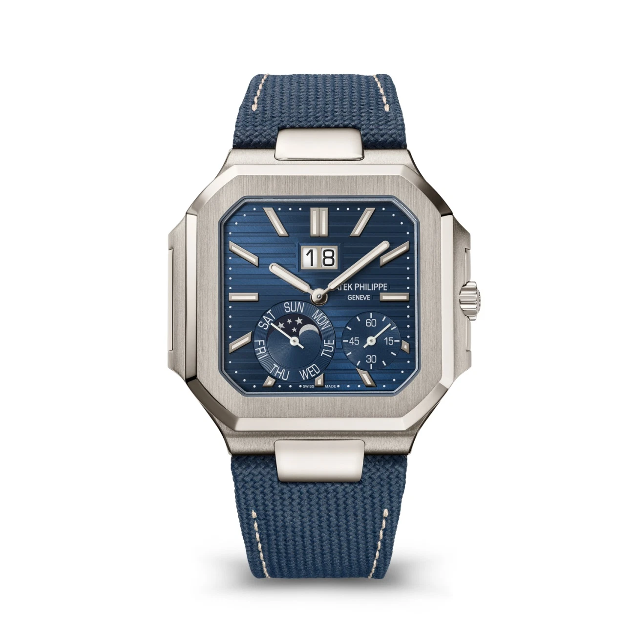 Patek Philippe — Patek Philippe Cubitus 5822P-001 Blue Dial Platinum Watch - 2024