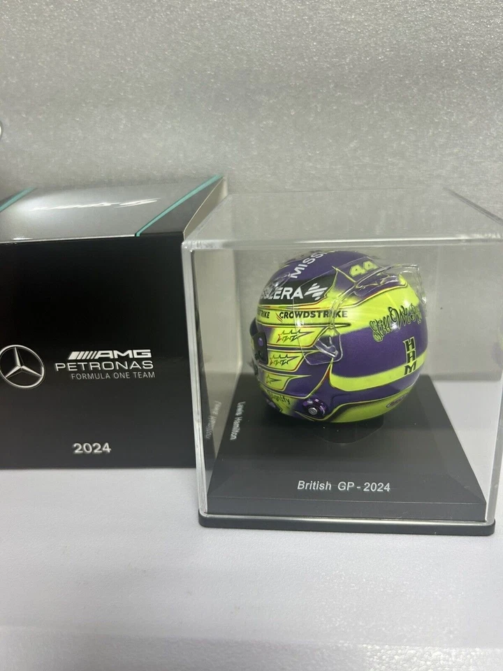 Lewis Hamilton Mercedes F1 2024 British GP Helmet 1/5 - Image 3 of 4