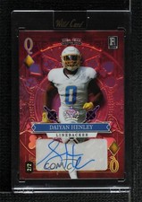 2023 Wild 5 Card Draw Stacked Deck 2/2 Daiyan Henley #SD-DHA Rookie Auto RC sq1. rookie card picture