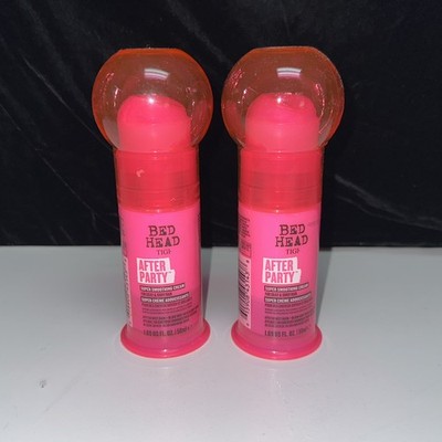 LOT OF 2-TIGI Bed Head AFTER PARTY SMOOTHING CREAM Shiny Hair Travel Size 1.69oz