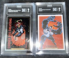 Marvel Masterpieces Platinum 2024 Venom Corner Box & Canvas TAG 9 Marvel cards