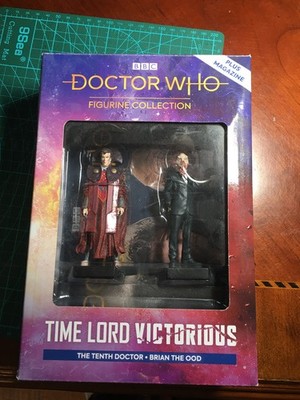 Eaglemoss Dr Who Time Lord Victorious ''Tenth Doctor & Brian the OOD, new sealed