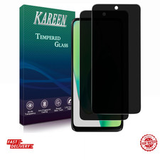 KAREEN 2 Pack Privacy Screen Protector for Motorola Moto G 5G 2025 Anti Spy Te
