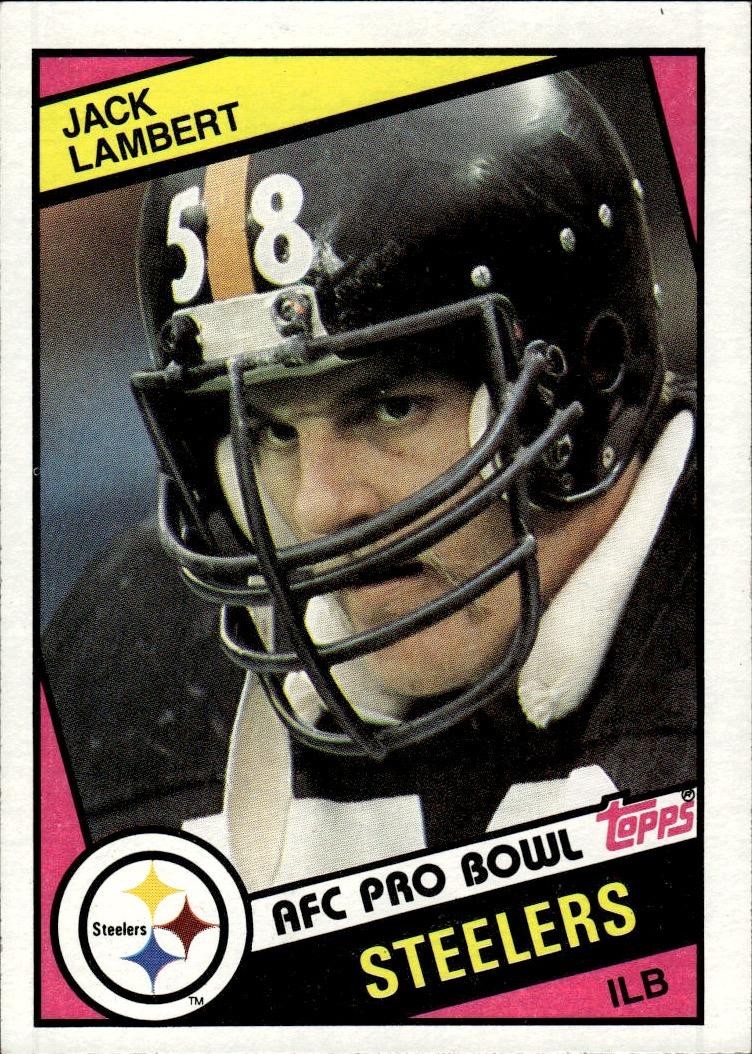 1984 Topps #167b Jack Lambert