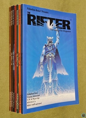 Rifter 1 2 3 4 5 6 7 Lot (Rifts Megaverse Guide Sourcebook) Palladium