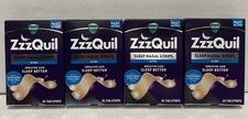 4 Pack ZzzQuil Sleep Nasal Strips Ultra (26 TAN Strips Each)