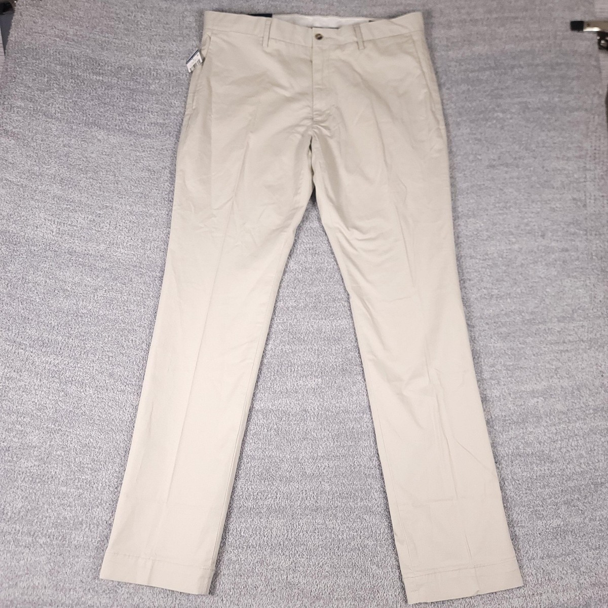Polo Ralph Lauren Pants Mens 36x34 Khaki Stretch Slim Fit Chinos