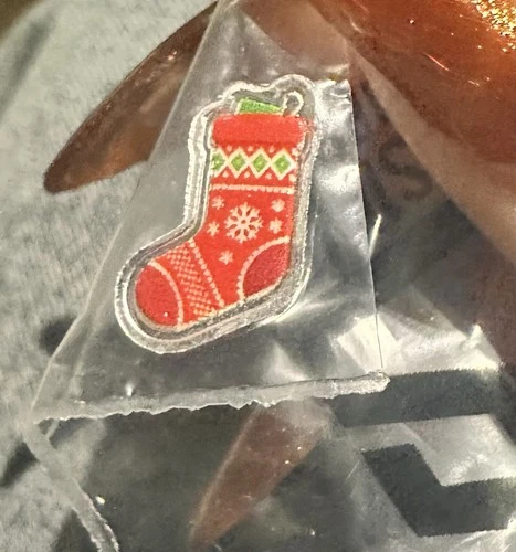 1g gram  .999 Fine Silver FULL COLOR  Christmas Stocking