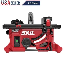 13 Amp Compact Table Saw 8-1/4 Inch Portable Rack Pinion Dust Port Safety Switch