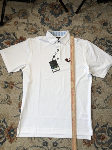 FootJoy Polo Shirt Mens Small Golf Performance Stretch Moisture Wicking Athletic - Picture 10 of 11