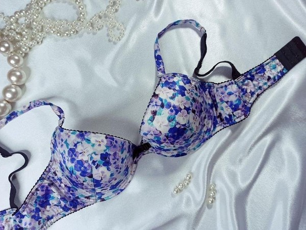 Women Dolce & Gabbana Bra Navy Satin 80C