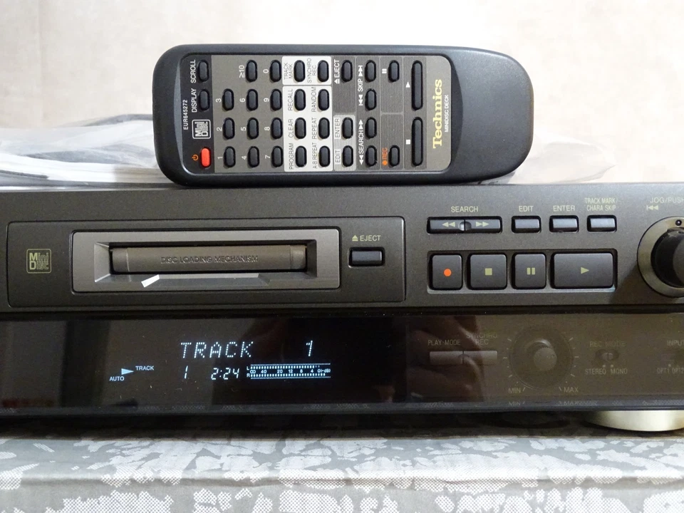 Technics SJ-MD100 Minidisc Recorder Deck OVP wie neu / Boxed like new RARE MINT - Bild 3 von 4