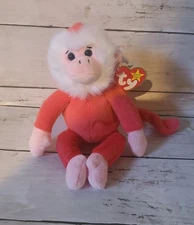 Ty Beanie Baby - Foster the Monkey, 30th Anniversary, MWMT Stuffed Animal Toy