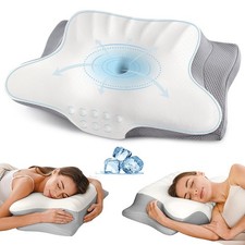 Cervical Neck Pillow for Pain Relief - Ergonomic Memory Foam Pillows for Slee...