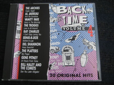 CD  BACK IN TIME  Volume 4  Various Artists  Archies Troggs Platters Bill Haley