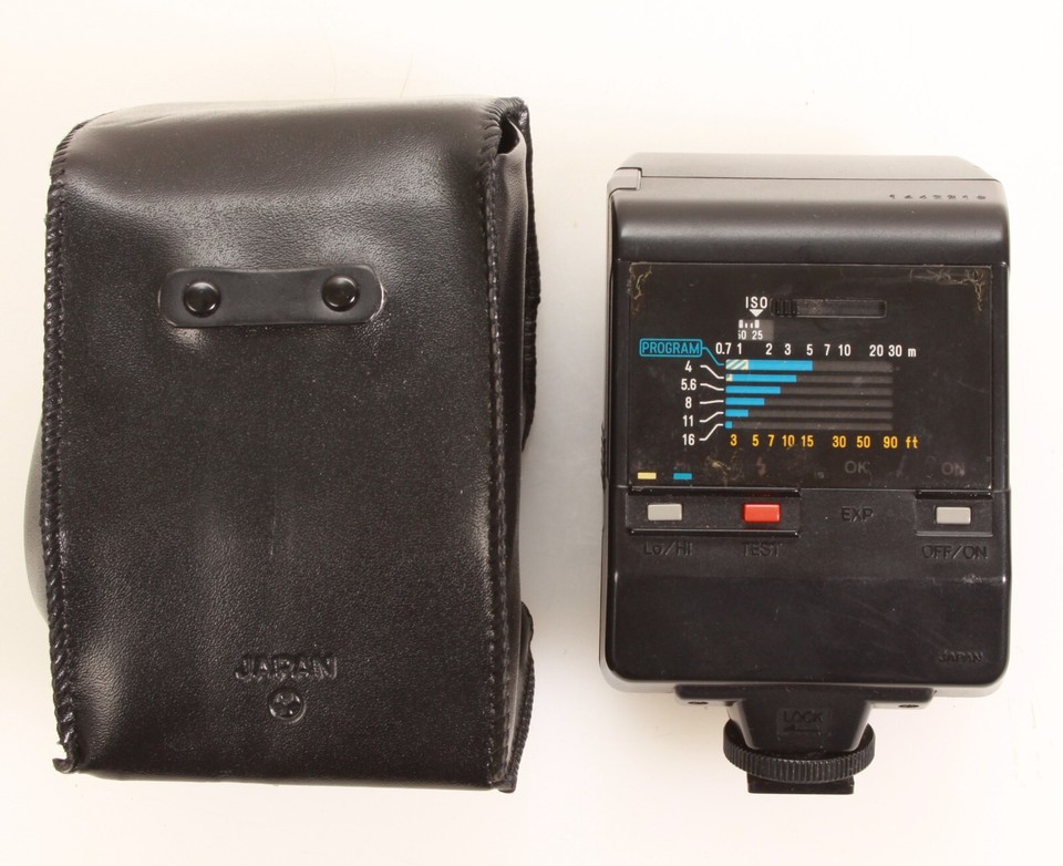 Housse Simili Cuir Pour Flash Minolta 2800 AF - Étui De Protection Souple