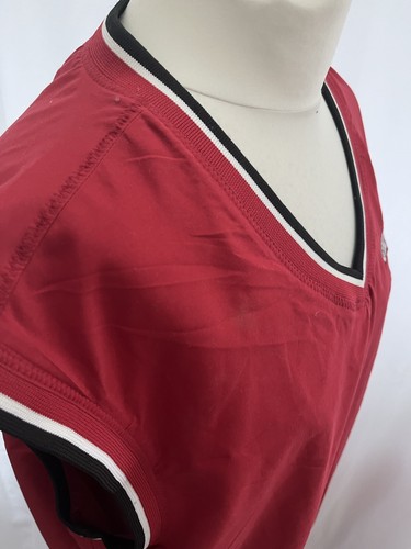Oklahoma Basketball Jersey Colosseum Athletics Red Size L V Neck - Picture 3 of 12
