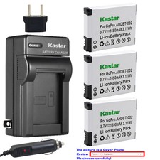 Kastar Battery AC Charger for AHDBT 001 002  GoPro HD HERO 2 Action Camera
