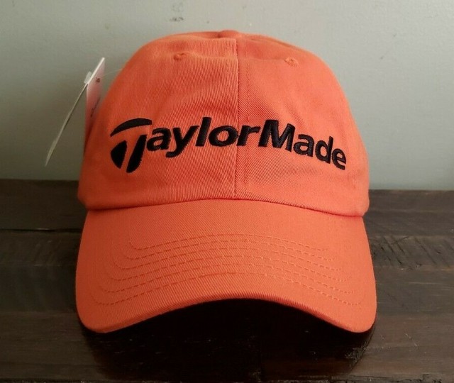 orange taylormade hat