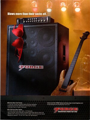 Forge Original Print Ad Bass amps 